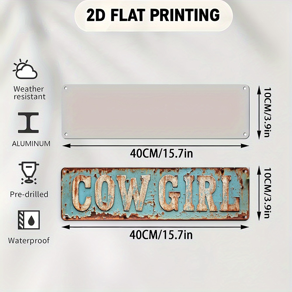 2D Metal Cowgirl Wall Art - Vi - огляд і ціна Vintage Collectible Plates