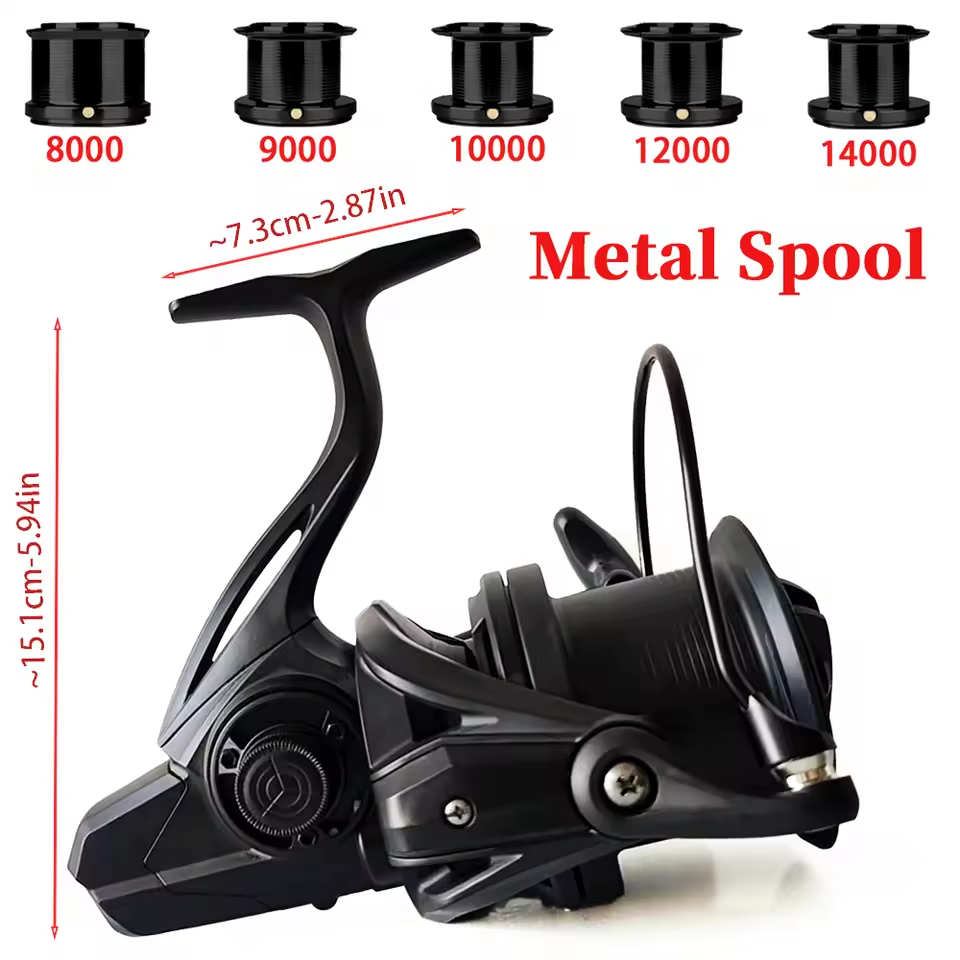 M Big Spinning Fishing Reels 8 - огляд і ціна Developing Tank Reel